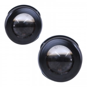 CrazyTheGod CL-CLASS C216 CL63 CL65 AMG 2006-2009 Coupe/Convertible 2D Projector Fog Light Lamp Black V2 for Mercedes-Benz
