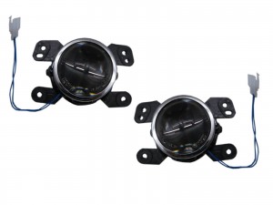 CrazyTheGod Charger Seventh generation 2011-2013 Sedan 4D Projector Dual Beam Fog Light Lamp Black for DODGE