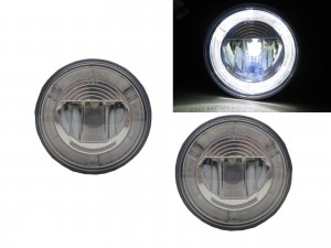 CrazyTheGod TIIDA C11 First generation 2004-2012 SUV 5D LED DRL Daytime Running Fog Light Lamp Chrome for NISSAN