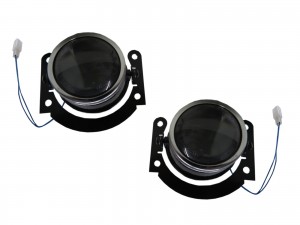 CrazyTheGod Fortis Ninth generation 2013-Present Sedan/Hatchback 4D/5D Projector Dual Beam Fog Light Lamp Black for Mitsubishi