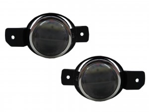 CrazyTheGod Movano B Third generation 2010-Present VAN 2D Projector Fog Light Lamp Black for OPEL