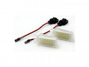 CrazyTheGod A2 8Z 2002-2005 Hatchback 5D LED Footwell Light White for AUDI