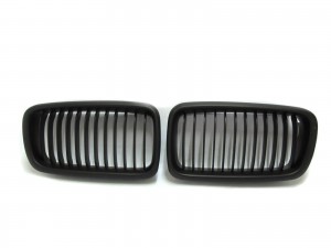 CrazyTheGod 7-Sieres E38 1994-2001 Sedan 4D M5Look GRILLE/GRILL Matt Black for BMW