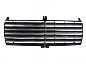 CrazyTheGod C-CLASS W201 190D 190E 1982-1993 Sedan 4D 11MD INNER GRILLE/GRILL Chrome/Black for Mercedes-Benz