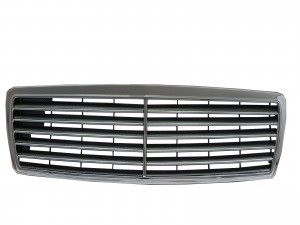 CrazyTheGod C-CLASS W202/C202 1994-2000 Sedan/Wagon 4D/5D 11MD GRILLE/GRILL Chrome/Black Carbon-Fiber for Mercedes-Benz