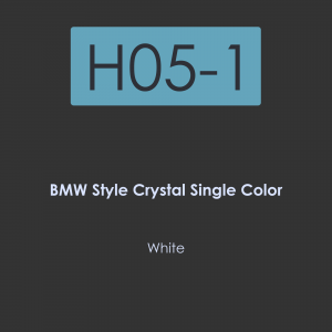 H05-3D Crystal Angel-Eye-BMW Style 3D Crystal Single Color