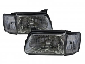 CrazyTheGod LUV Third generation 1998-2005 Pickup 4D Clear W/ Corner Lamp Headlight Headlamp Chrome for CHEVROLET CHEVY LHD