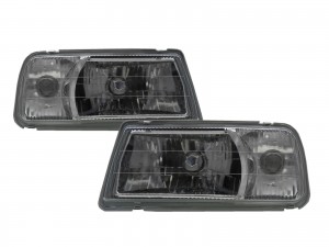 CrazyTheGod Tracker 1988-1998 Convertible/SUV 2D/4D Clear Headlight Headlamp Chrome for GEO LHD