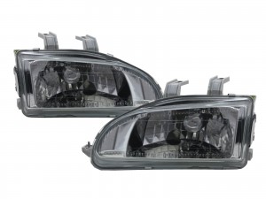 CrazyTheGod CIVIC EG/EH/EJ Fifth generation 1992-1995 Sedan/Hatchback/Coupe 2D/3D/4D Clear Headlight Headlamp Chrome for HONDA LHD
