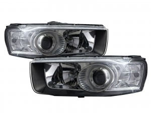 CrazyTheGod Captiva 2011-2012 Wagon 5D Projector Headlight Headlamp Black for HOLDEN LHD