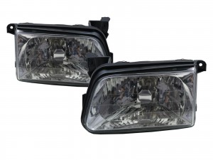CrazyTheGod TT Fortigo 1998-2002 Pickup 4D Clear Glass Headlight Headlamp Chrome for ISUZU LHD