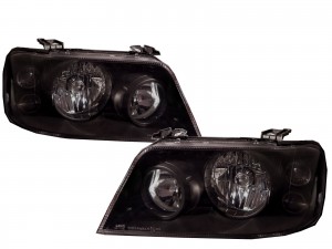 CrazyTheGod Mariner First generation 2004-2007 FACELIFT SUV 5D Clear Headlight Headlamp Black for Mercury LHD