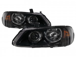 CrazyTheGod Pulsar N16 Second generation 2003-2006 Facelift Sedan/Hatchback 3D/4D/5D Projector Headlight Headlamp Black for NISSAN LHD
