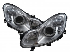 CrazyTheGod fortwo Second generation 2007-2014 Hatchback 3D Projector Headlight Headlamp W/ Motor Chrome for Smart LHD