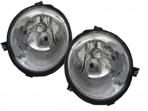 CrazyTheGod LUPO 1998-2005 Crystal Headlight Headlamp Chrome for VW VOLKSWAGEN LHD