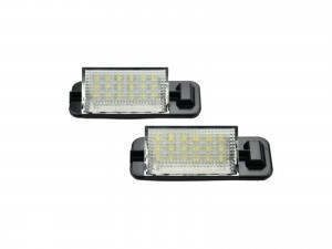 CrazyTheGod 3-Series E36 Third generation 1992-1998 Sedan/Wagon/Coupe/Convertible 2D/4D/5D LED W/ Canbus License Lamp White for BMW