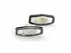 CrazyTheGod Pilot First generation 2003-2008 SUV 5D LED License Lamp White for HONDA
