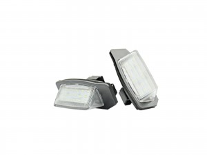 CrazyTheGod Outlander 2006-Present CUV 5D LED License Lamp White for Mitsubishi