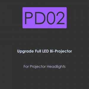 PD02-Upgrade super bright LED 35W integrated full LED BI-Projector for projector headlights