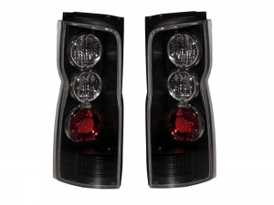 CrazyTheGod Como E25 First generation 2001-2012 VAN Altezza Style Tail Rear Light Black for ISUZU