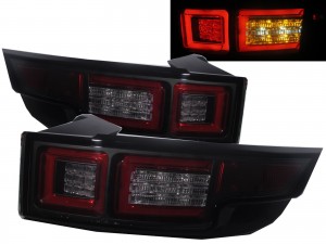 CrazyTheGod Range Rover Evoque L538 2011-Present LED Tail Rear Light BLACK for Land Rover