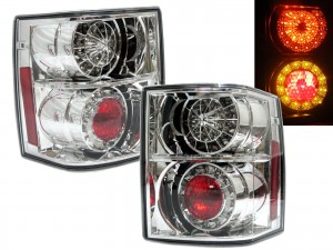 CrazyTheGod Range Rover Third generation 2002-2012 SUV 5D LED Tail Rear Light Chrome for LAND ROVER