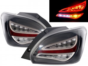 CrazyTheGod SPACE STAR 2012-2014 LED BAR Tail Rear Light Lamp HATCHBACK KEYLESS BLACK for MITSUBISHI