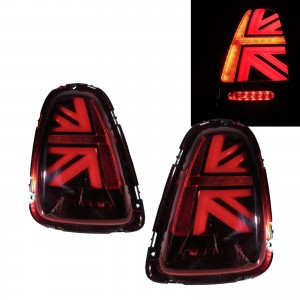 CrazyTheGod MINI R56 Second generation 2007-2013 Hatchback 3D LED Tail Rear Light Red for MINI