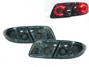 CrazyTheGod Mazda6/Atenza First generation 2002-2008 Sedan/Hatchback 4D/5D LED Tail Rear Light Dark Green for MAZDA
