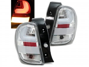 CrazyTheGod Micra/March K13 Fourth generation 2010-present Hatchback 5D LED Tail Rear Light Chrome for NISSAN