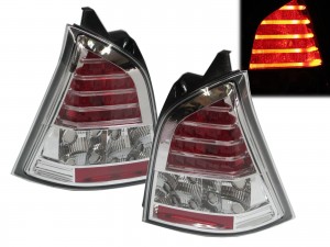 CrazyTheGod LIVINA URBAN SPORT GENISS GRAND X-GEAR XR First generation 2007-2013 Hatchback 5D LED Tail Rear Light Chrome for NISSAN