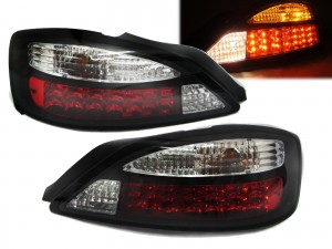 CrazyTheGod Silvia S15 200SX 1999-2002 Coupe/Convertible 2D LED Tail Rear Light Black for NISSAN