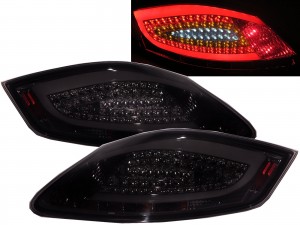 CrazyTheGod BOXSTER 987 Second generation 2005-2008 Roadster 2D LED Tail Rear Light Smoke for PORSCHE 