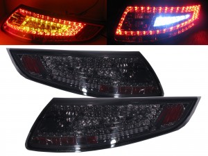 CrazyTheGod CARRERA 911 997 2005-2008 PRE-FACELIFT Coupe/Convertible 2D LED Tail Rear Light Smoke V1 for PORSCHE