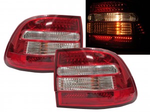 CrazyTheGod CAYENNE 955/957/958 9PA 2003-2007 PRE-FACELIFT LED Tail Rear Light RED/CLEAR for PORSCHE