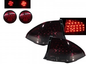 CrazyTheGod Altezza XE10 First generation 1999-2005 Sedan 4D LED Tail Rear Light Red/Smoke for TOYOTA
