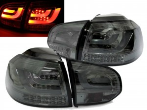 CrazyTheGod Golf 6 Sixth generation 2008-2013 Hatchback/Wagon/Convertible 2D/3D/5D LED Tail Rear Light Smoke for VW Volkswagen