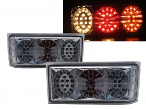 CrazyTheGod Golf1/Rabbit/Caribe/CitiGolf/Cabriolet First generation 1976-1980 Pre-Facelift Hatchback/Convertible 2D/3D/5D Clear Tail Rear Light Chrome for VW Volkswagen