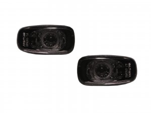CrazyTheGod Altezza SXE10/GXE10/JCE10 First generation 1999-2005 Sedan 4D Clear Side Marker Light Lamp Smoke for TOYOTA